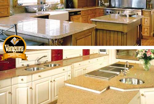 Vangura Countertops are available at A ReMARKable Kitchen Store.