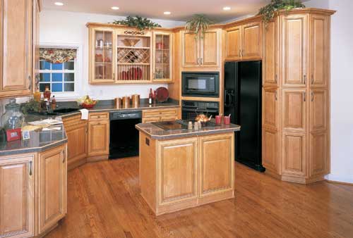 Haas Cabinets Monticello Style shown in Maple