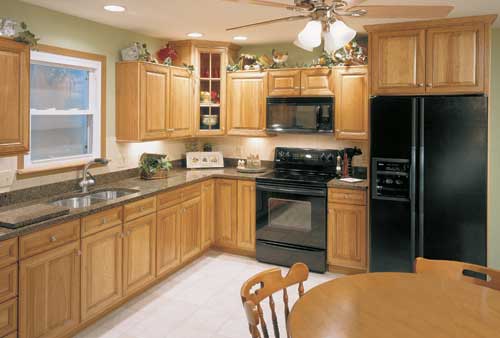 Haas Hermitage Cabinets shown in Hickory.
