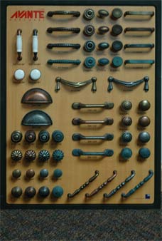 Variety of available door handles.